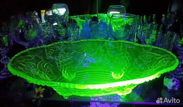 Старинная антикварная ваза для фруктов