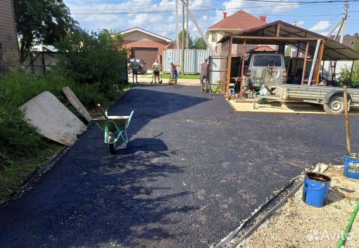 Асфальтрование, благоустройство