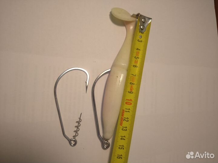 Офсетный крючок 10/0 с пружиной (10 шт)