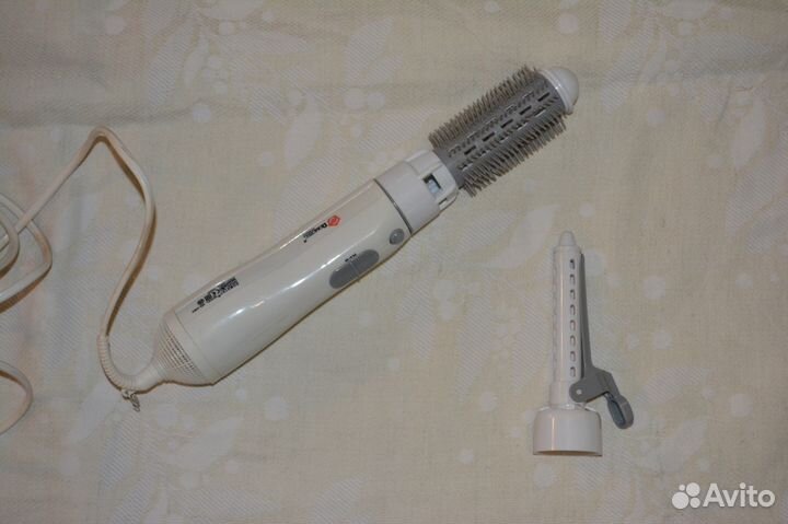 Фен с плойкой и расчёской domotec