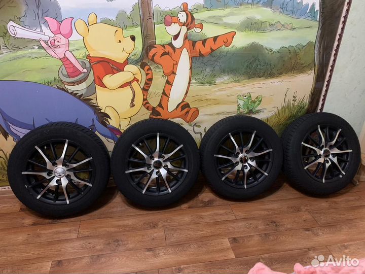 Литье диски r15 5x100 с резиной