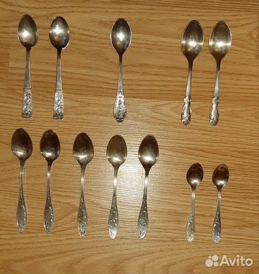 Ложка чайная, кофейная мельхиор