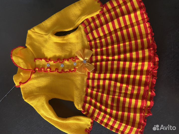 Вязаные платья на девочку