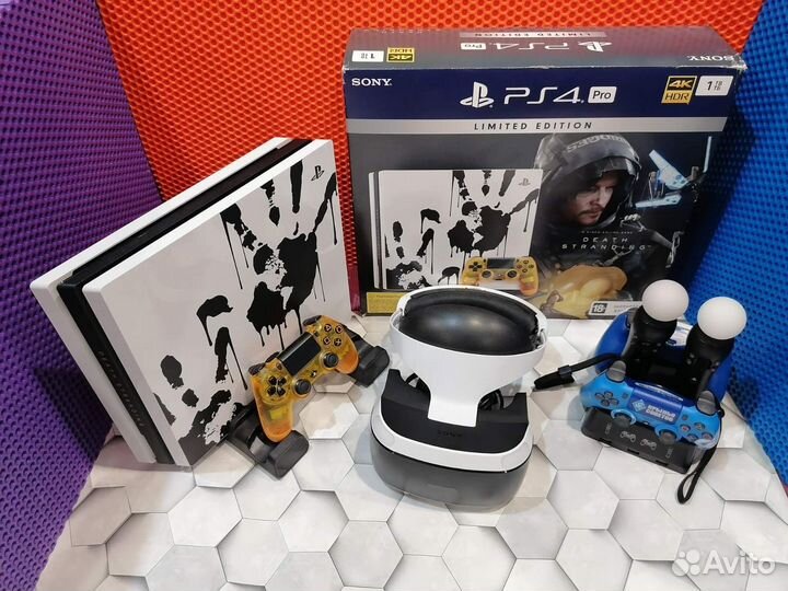 Sony PS4 PRO 1TB с топовыми играми