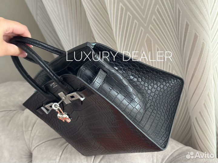 Сумка Hermes Birkin 25 Sellier Moreletti крокодил