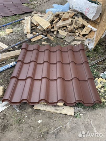 Металлочерепица Голандия Бархат 8017