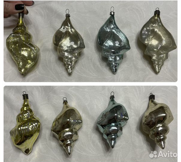 Елочные игрушки СССР льдинки