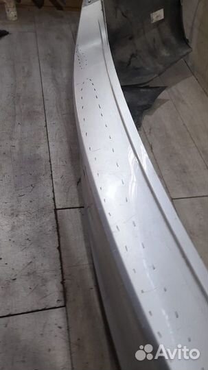 Бампер задний под парктроники Skoda Rapid С 2012