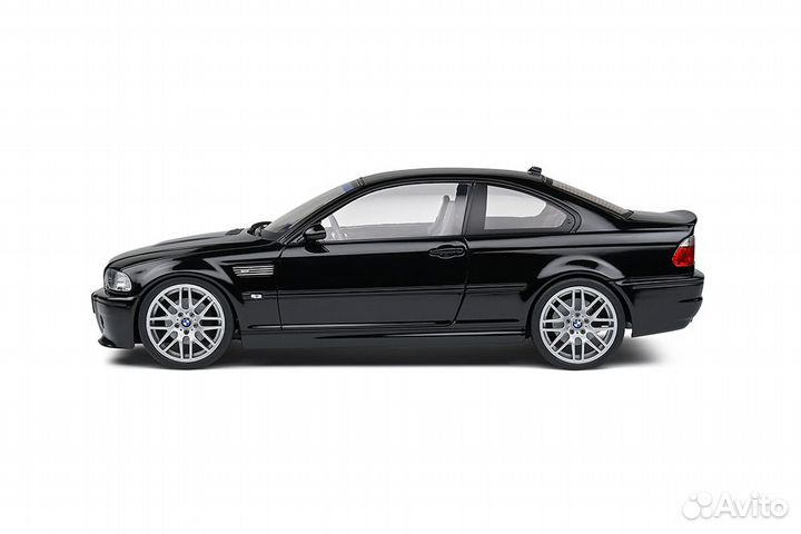 BMW E46 M3 CSL 2003 black Solido 1:18