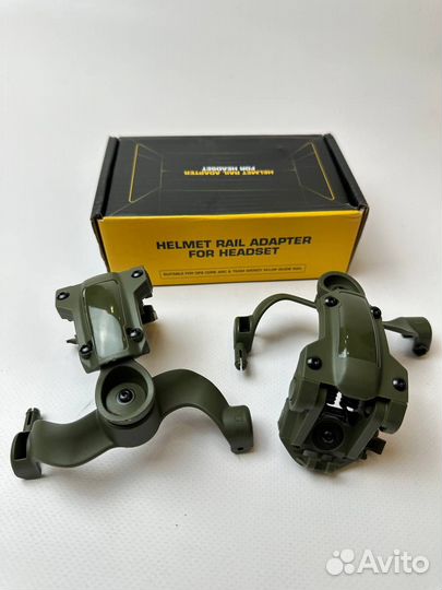 Крепления Чебурашки на шлем для активных наушников