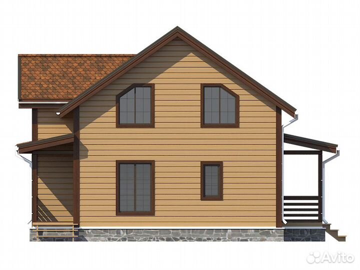 Двухэтажный каркасный дом 156 м2 под ключ