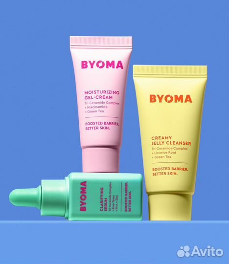 Byoma So Clear Set Набор (умывалка+сыворотка+крем)