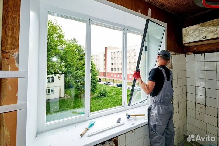 Пластиковые окна под ключ E6564