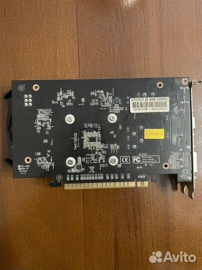 Видеокарта gtx 750ti 2gb