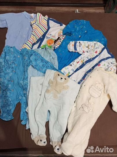 Детские вещи пакетом на мальчика от 0 до 1 года