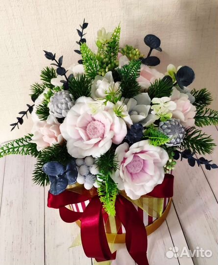 Букет из мыла ручной работы