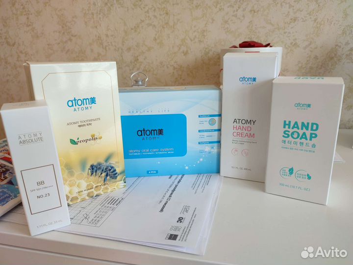 Атоми зубные щётки, зубные пасты, мыло. Корея