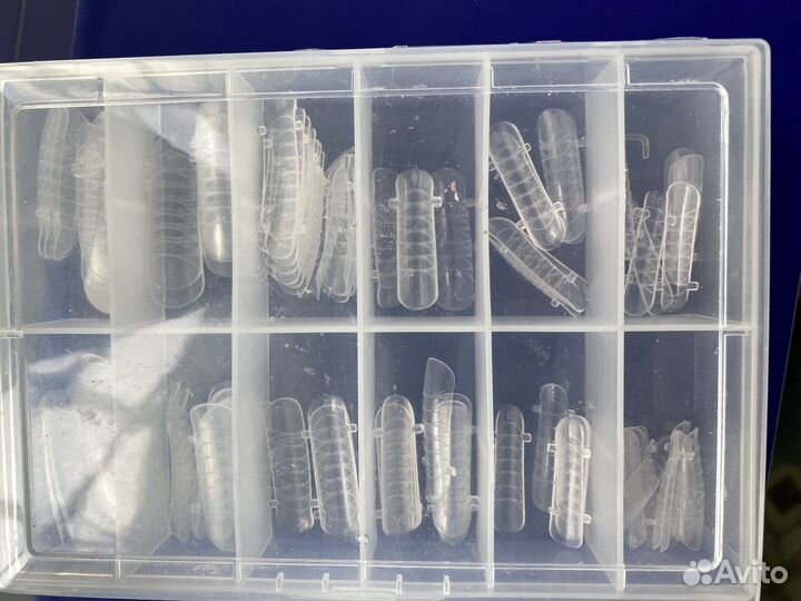 Гелевые типсы, верхние формы для наращивания