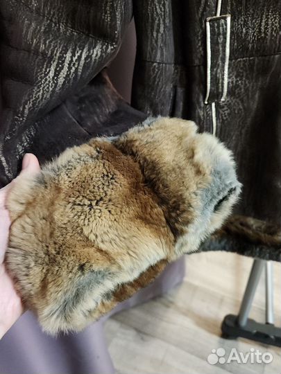 Дубленка натуральная женская 42 44 Франция