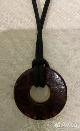 Кулон Муранское стекло золотая фольга Италия