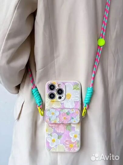 Чехол на iPhone 13 pro max со шнурком