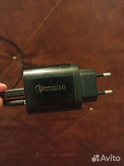 Быстрая зарядка Quick Charge 3.0 с 3-мя проводами