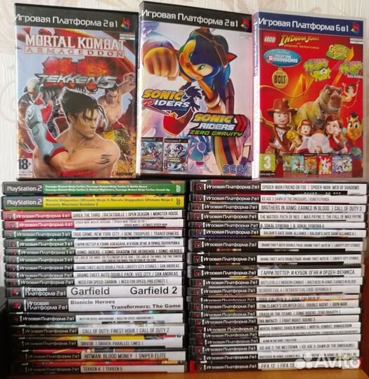 Игры Sony Playstation 2 (PS2), антологии, сборки