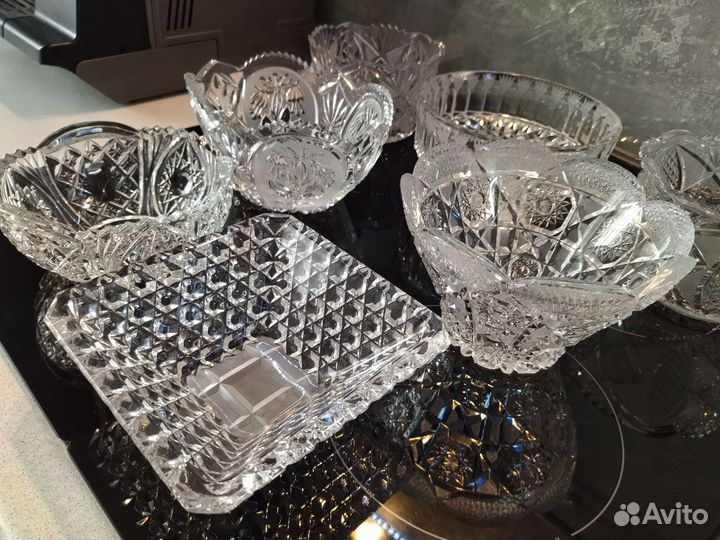 Салатник Конфетницы Хрусталь СССР