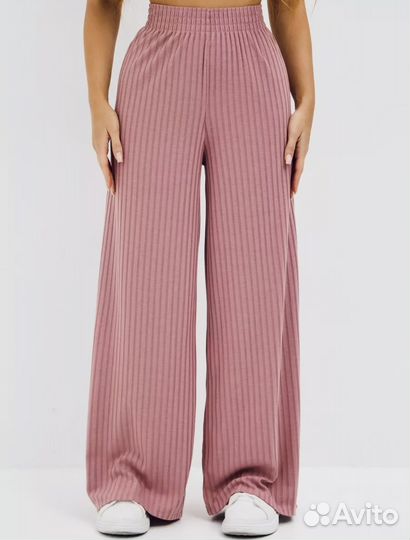 Брюки в рубчик