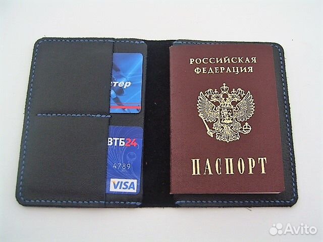Обложка на паспорт из натуральной кожи
