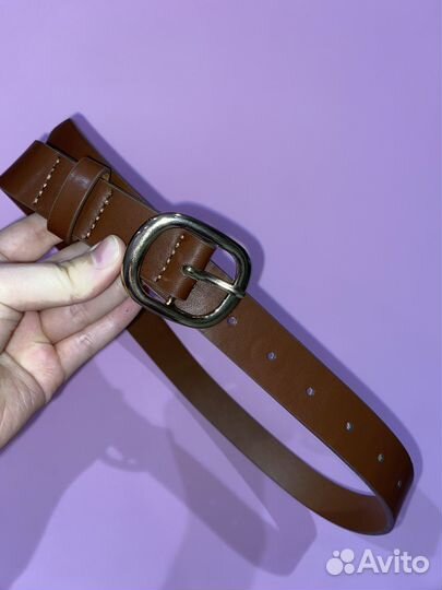 Ремень женский кожаный