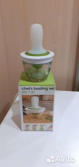 Кисть с емкостью для смазывания выпечки