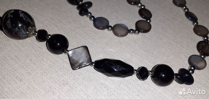 Колье из натуральных камней