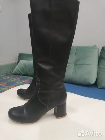 Сапоги натуральная кожа 39 размер