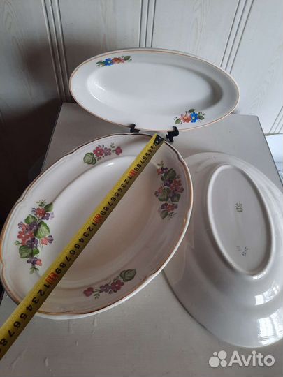 Блюдо СССР Зик Хайта Дулево