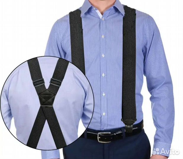 Подтяжки усиленные рабочие эластичные комбинезон