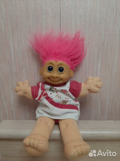 Кукла Тролль мягкое тело 30 см