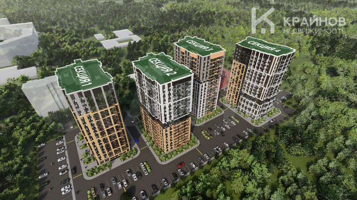 Квартира-студия, 21,7 м², 19/19 эт.