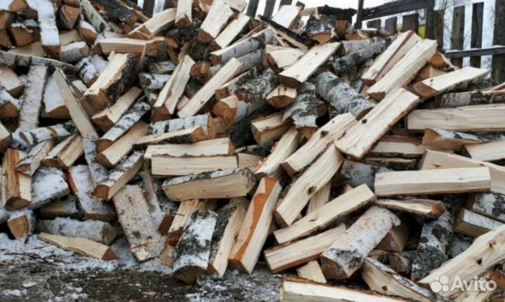 Дрова березовые колотые