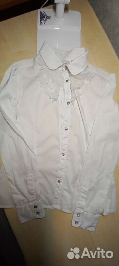 Школьная блузка 140 146 152 158 164