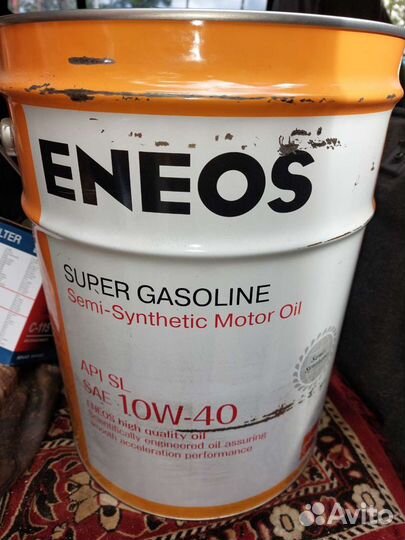 Масло eneos 10W-40 бензин