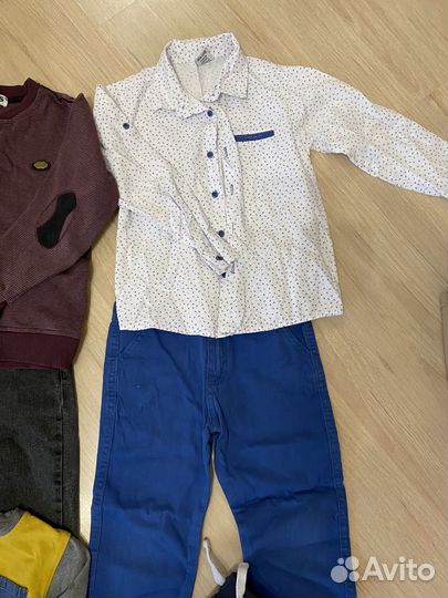 Комплект одежды на мальчика 116 отдам пакетом