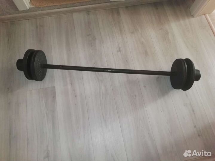 Штанга гриф блины бу