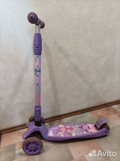 Самокат детский трехколесный бу