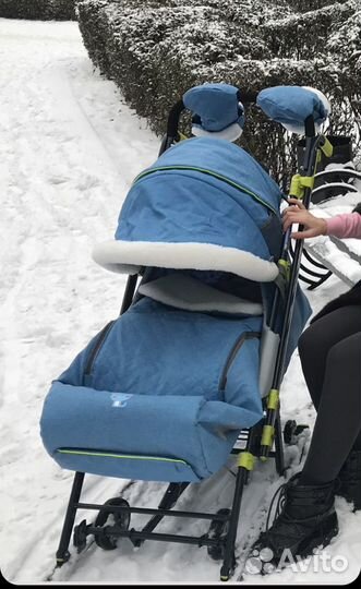 Детские санки коляска