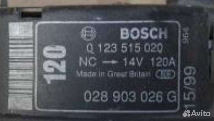 Генератор Форд Галакси 120амп Фольксваген Шаран