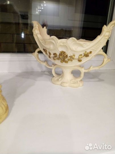 Ваза для фруктов на ножке СССР