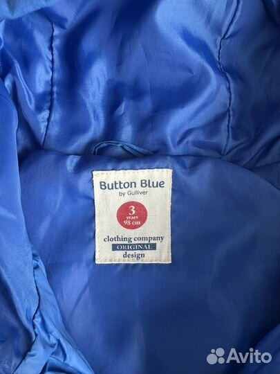 Куртка button blue 98