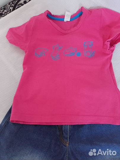 Одежда пакетом на девочку 110 116