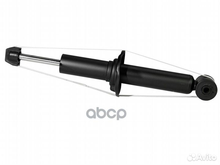 Z00329 амортизатор газовый задний с чашкой Aud